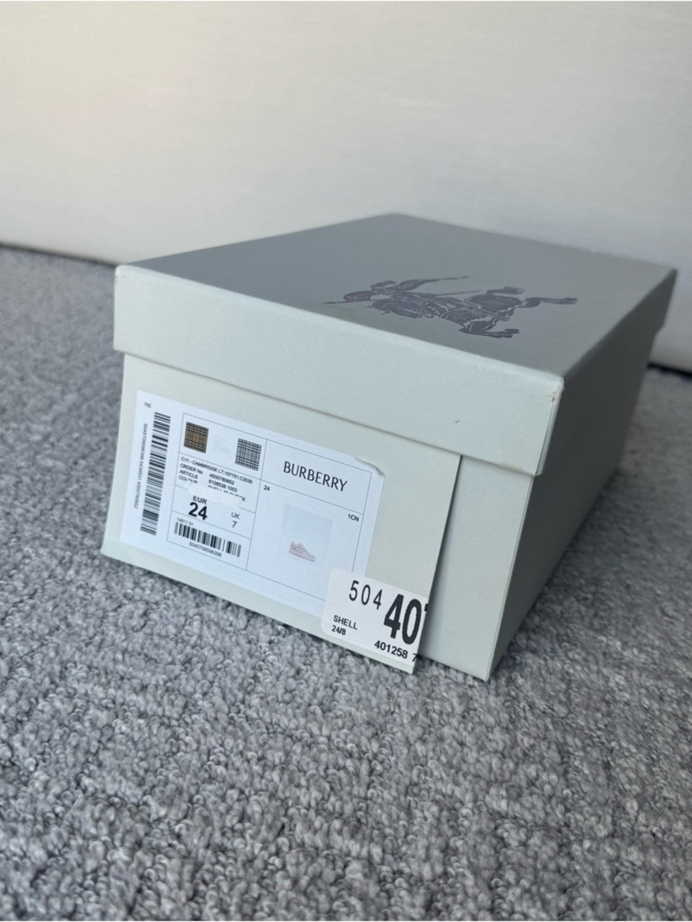 Burberry Girl's Cambridge Check Sneakers, Toddlers/Kids - Picture 2 of 8